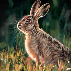 Watchful by Debbie Boon - Limited Edition on Canvas sized 20x20 inches. Available from Whitewall Galleries